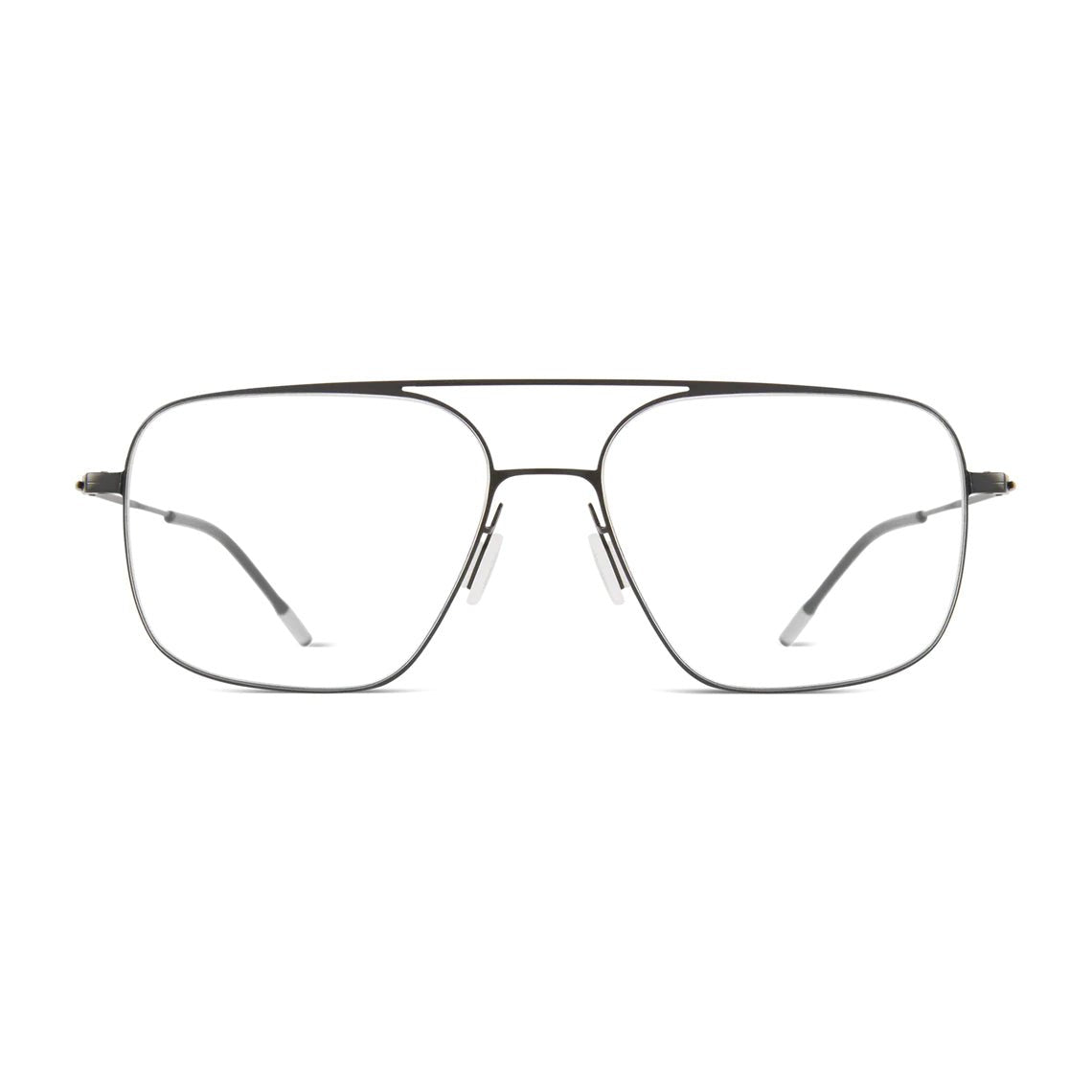 Eddie Optical / Black Metal & Blue - Light Lens - Shade Files