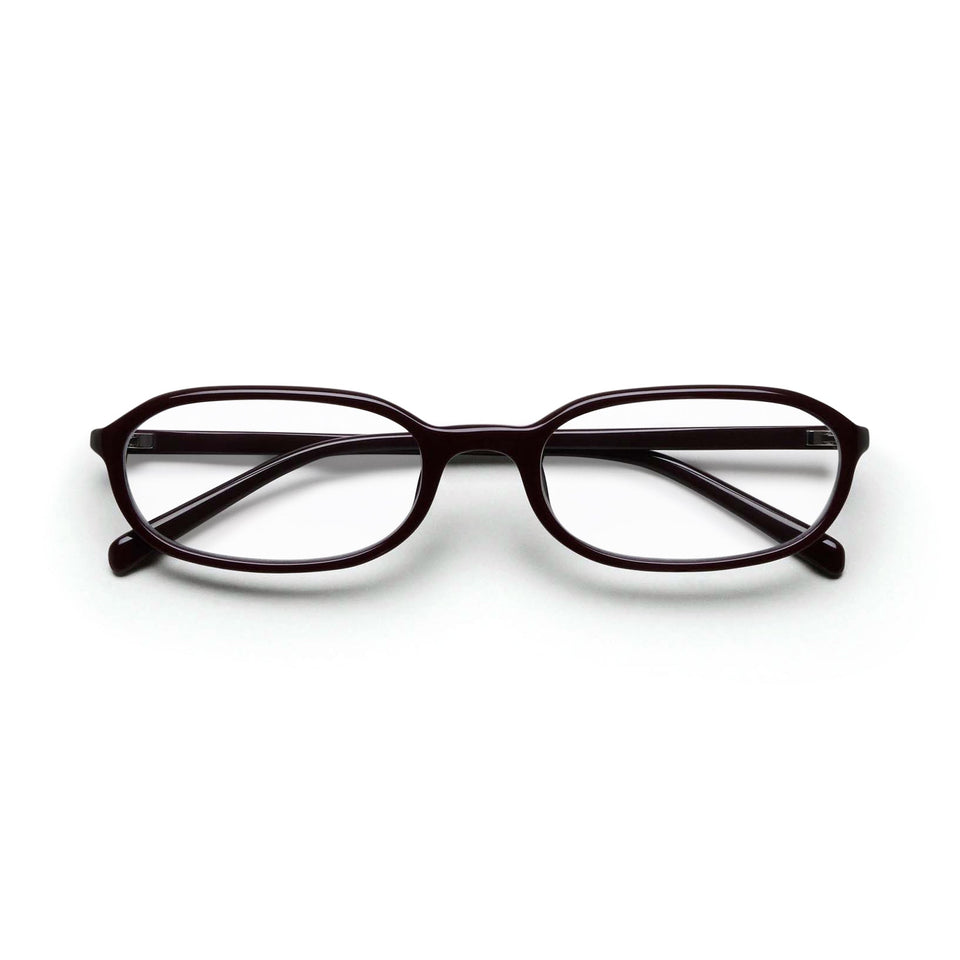 Edith Optical / Burgundy Acetate & Clear Lens