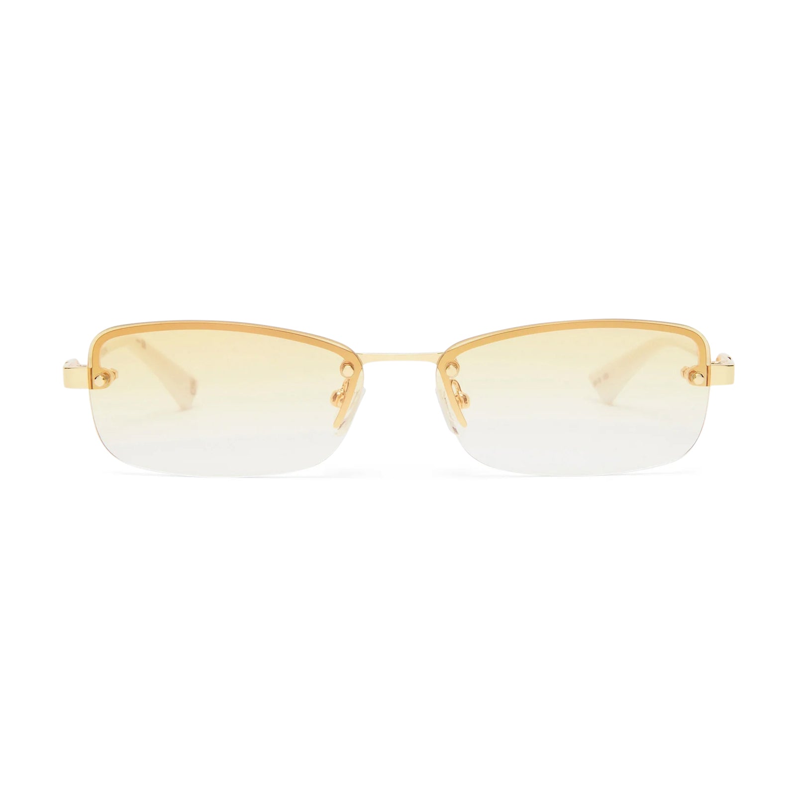 Enigmatic / Gold Ivory & Tan Gradient Flash Mirrored Lens - Shade Files