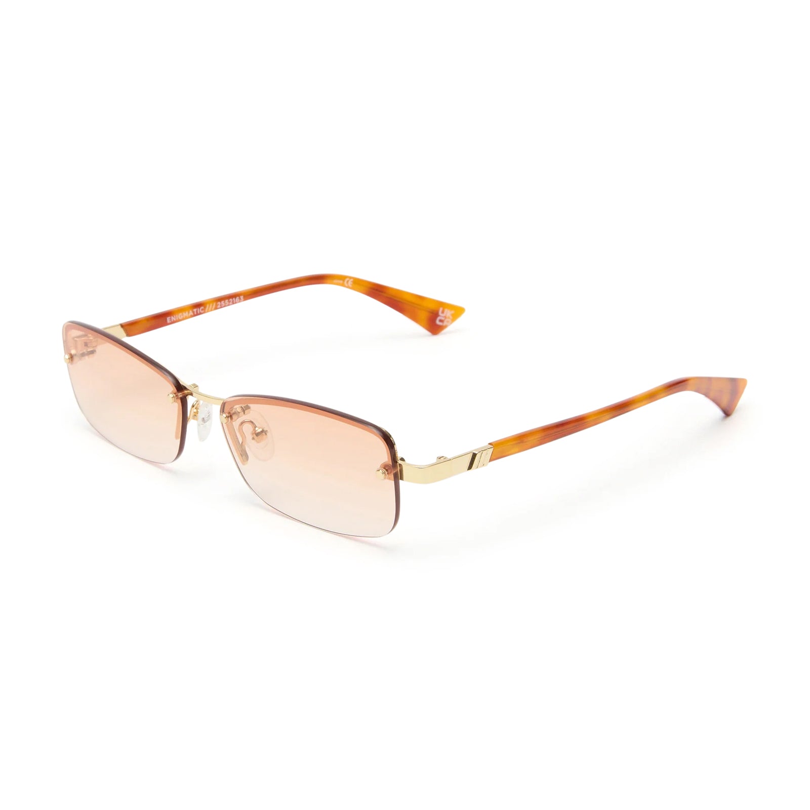 Enigmatic / Gold Vintage Tort & Warm Brown Gradient Lens - Shade Files