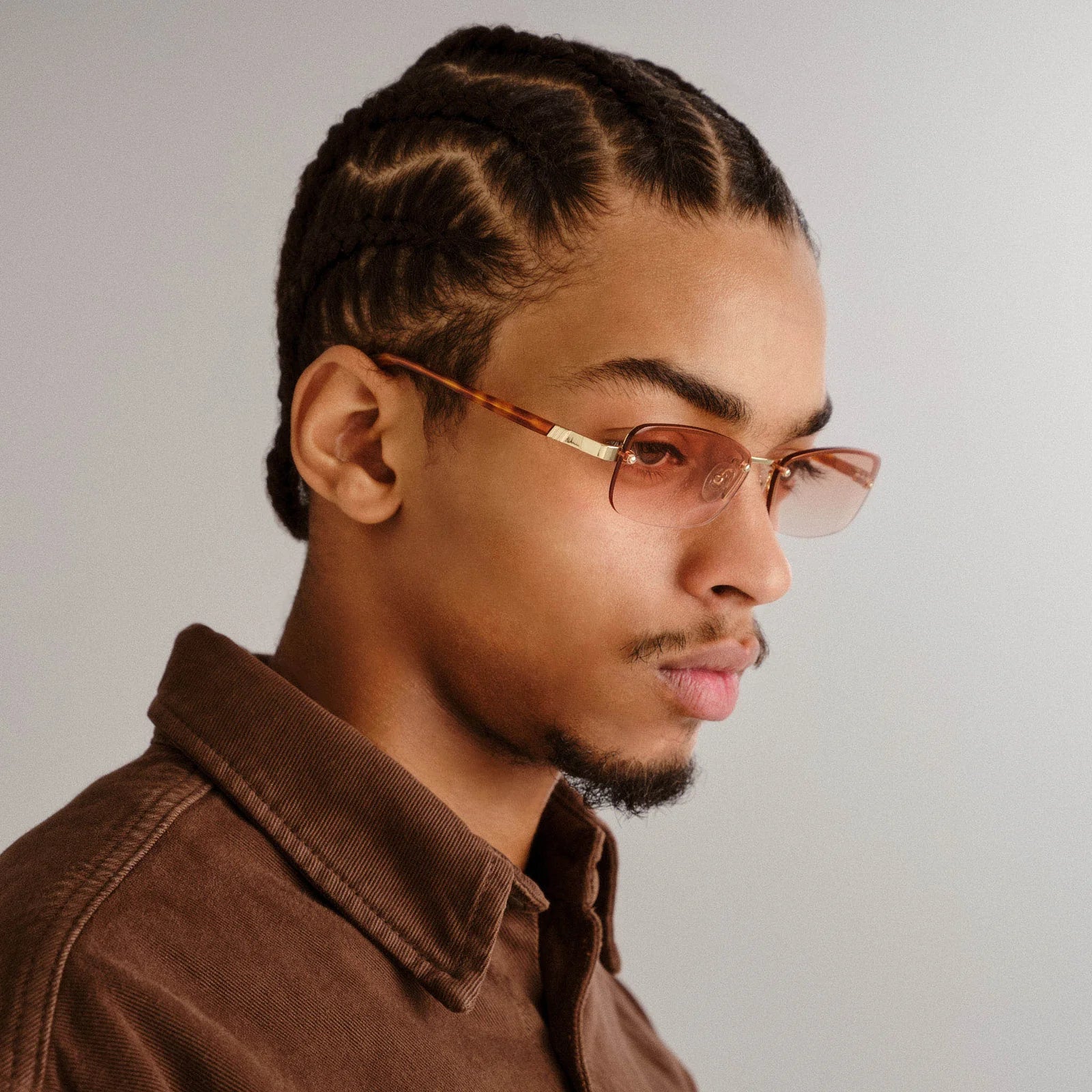 Enigmatic / Gold Vintage Tort & Warm Brown Gradient Lens - Shade Files