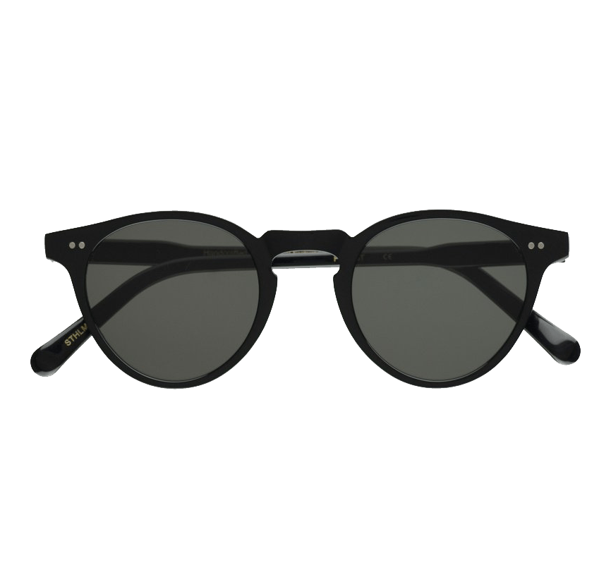 Forest / Black Acetate & Green Solid Lens - Shade Files