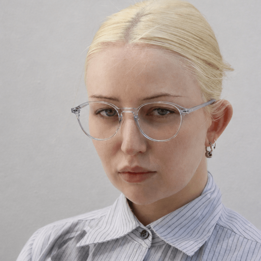 Frank Optical / Grey Smoke Acetate and Metal & Clear Lens - Shade Files