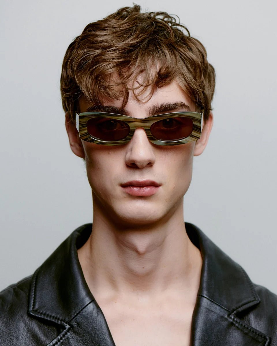 Frida / Striped Horn & Brown Lens - Shade Files