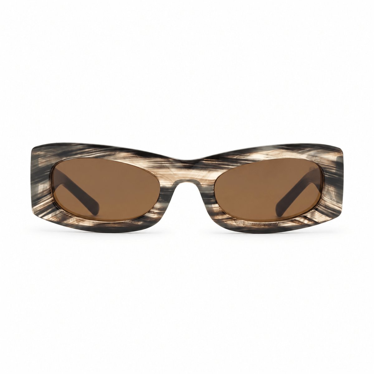 Frida / Striped Horn & Brown Lens - Shade Files