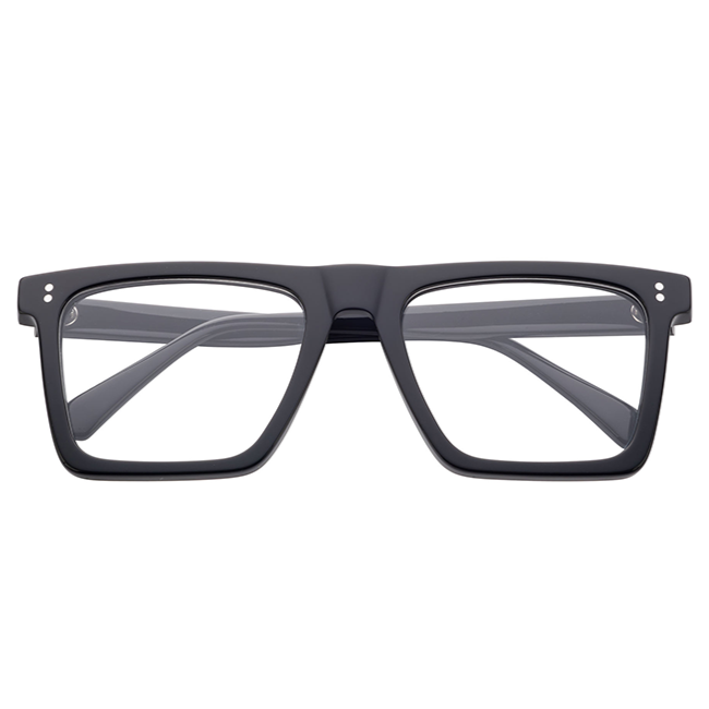 Paris Optical / Black Acetate & Prescription Lens