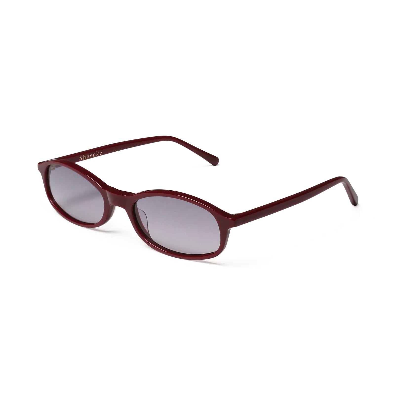 Gini / Maroon & Gradient Grey Lens - Shade Files