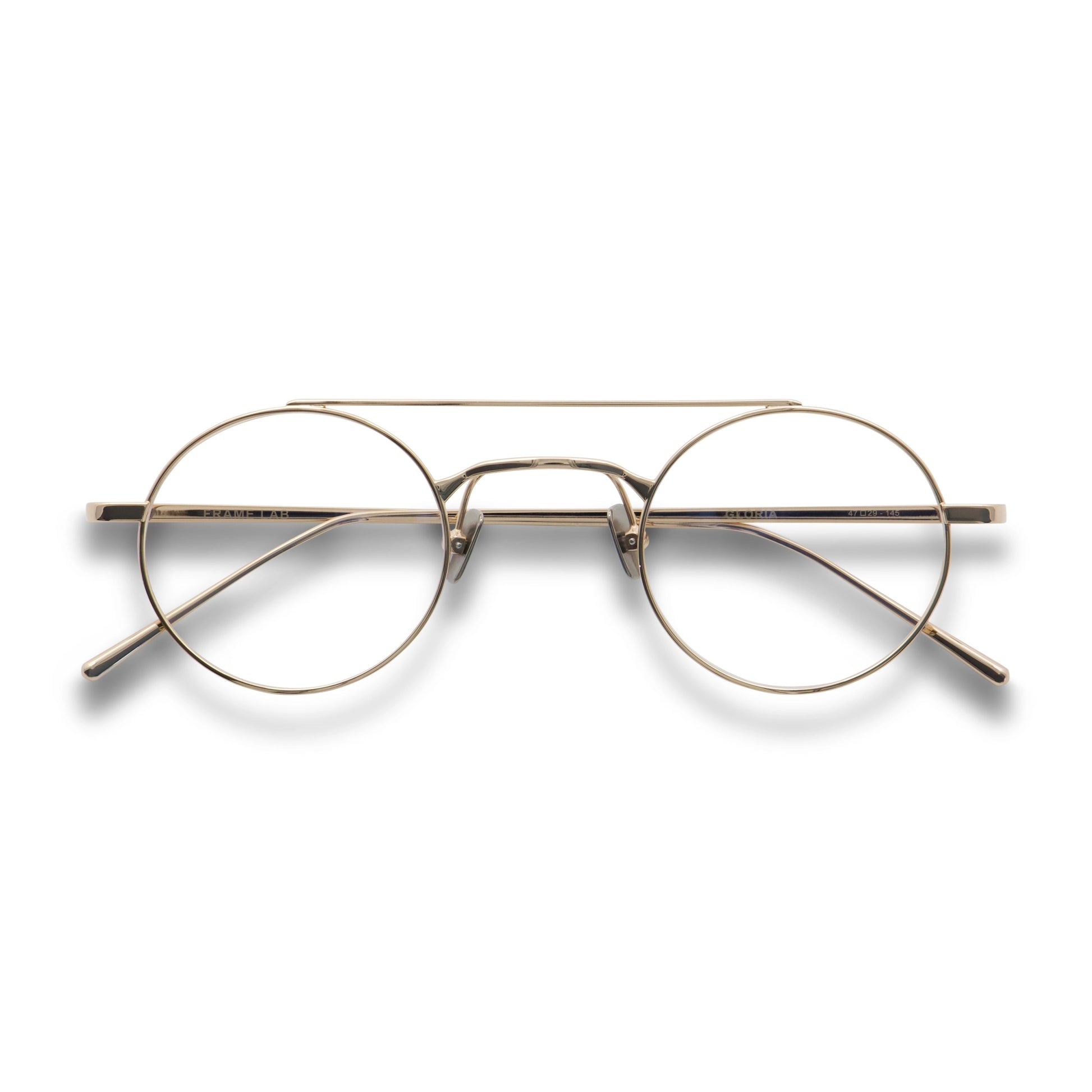 Gloria Optical / Gold Metal & Prescription Lens - Shade Files