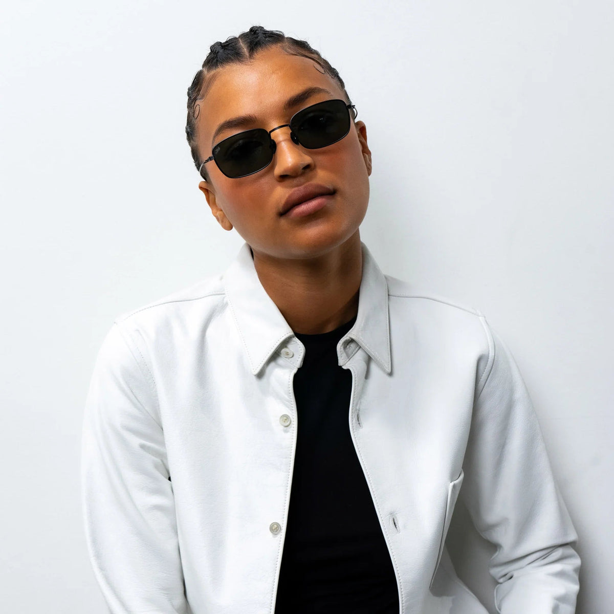 Grace / Matte Black Titanium & Teal Lens - Shade Files