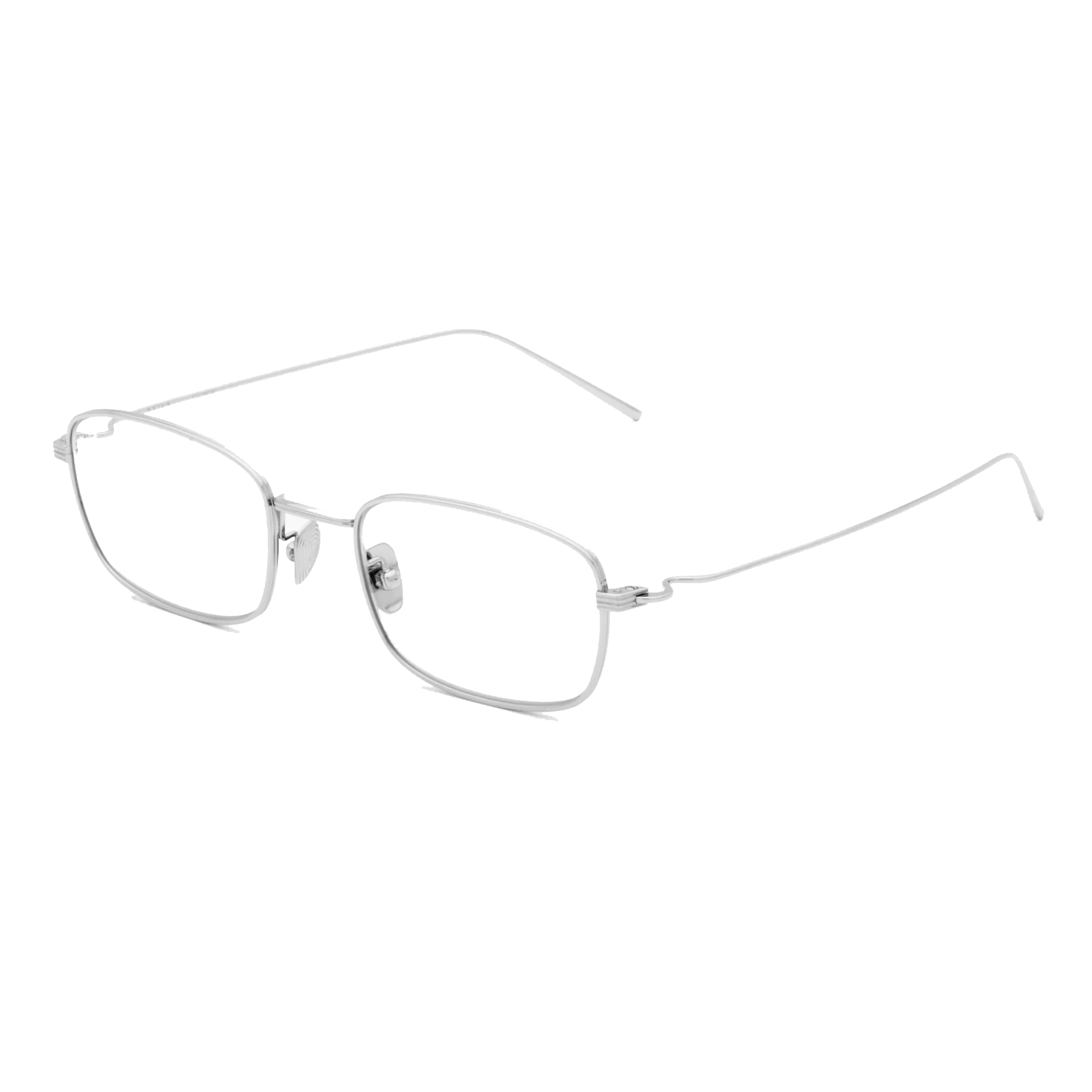 Grace Optical / Silver Titanium & Blue - Light Lens - Shade Files