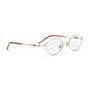 Heirloom Optical / Gold Dark Brown Titanium & Blue - Light Lens - Shade Files