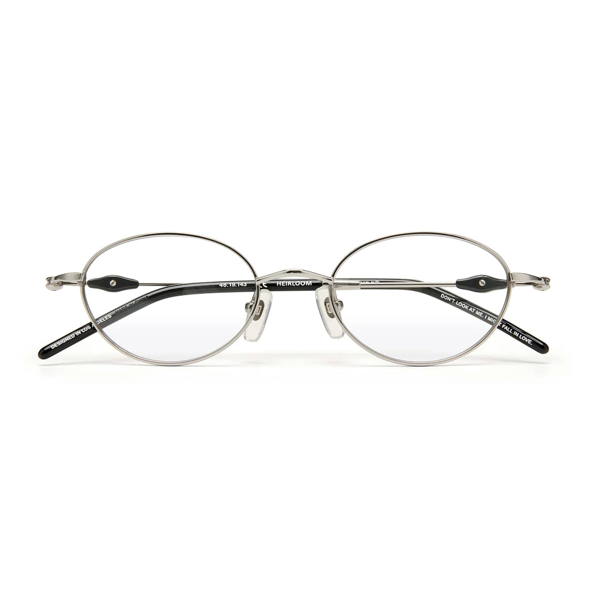 Heirloom Optical / Silver Black Titanium & Blue-Light Lens - Shade Files