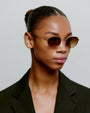 Hello / Matte Gold & Brown Gradient Lens - Shade Files