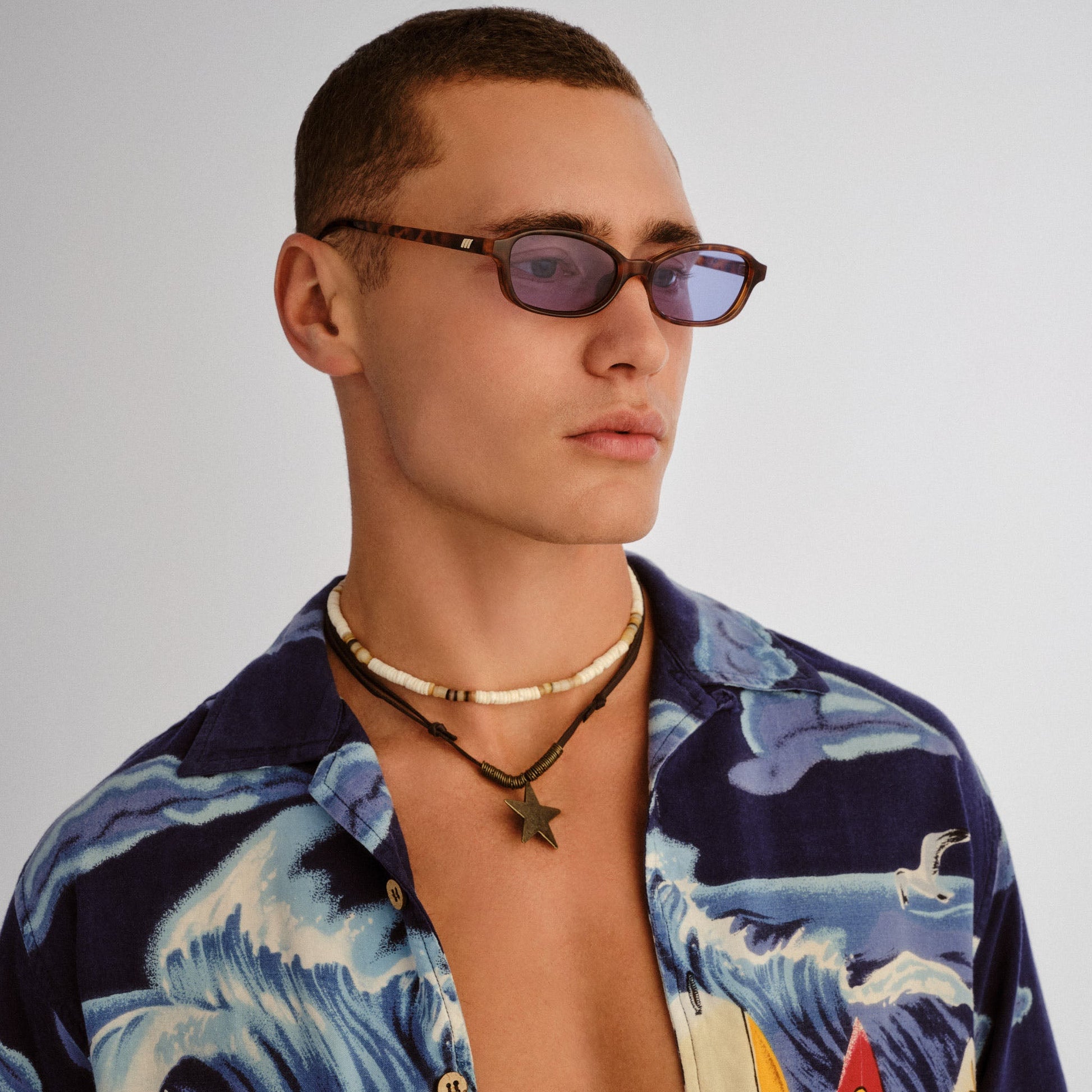 Honey Pot / Amber Tort & Dusty Blue Lens - Shade Files