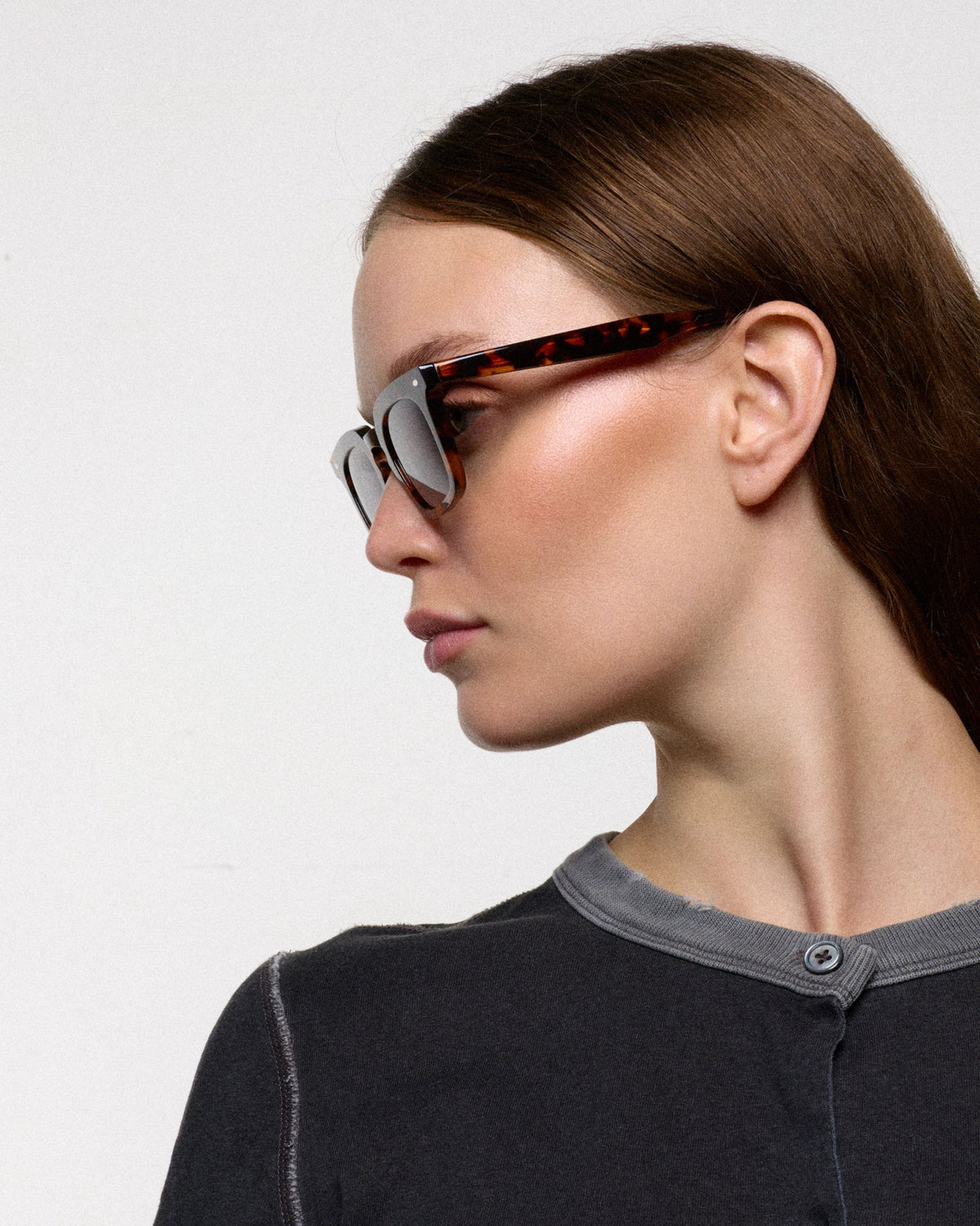 Hugo / Havana Acetate & Grey Solid Lens - Shade Files