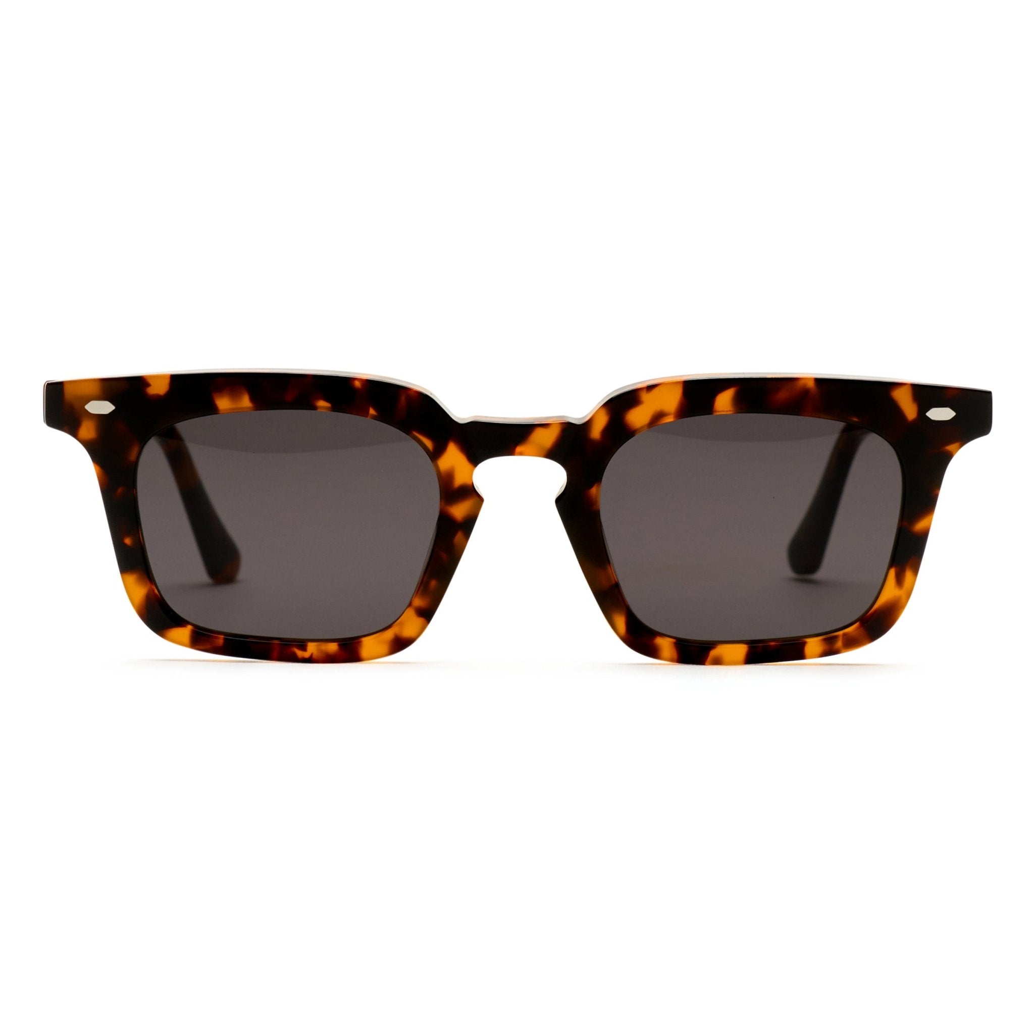 Hugo / Havana Acetate & Grey Solid Lens - Shade Files