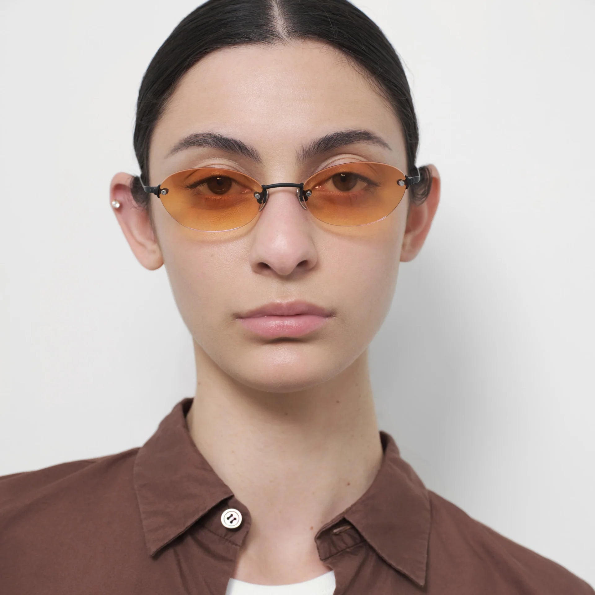 IO / Matte Black Titanium & Orange Gradient Lens - Shade Files
