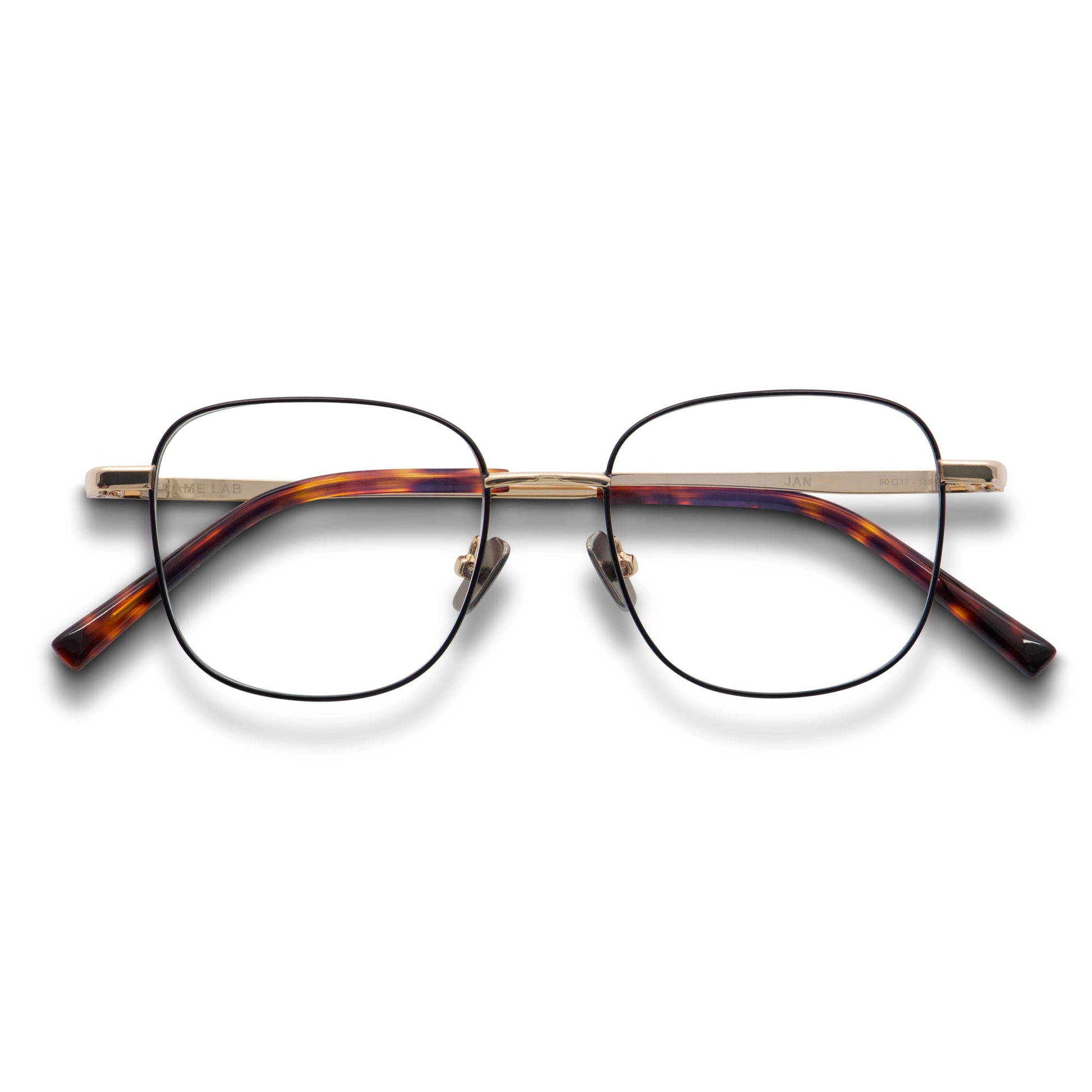 Jan Optical / Gold Tortoise Metal & Prescription Lens - Shade Files