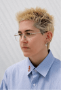 Jan Optical / Silver Metal & Clear Lens - Shade Files