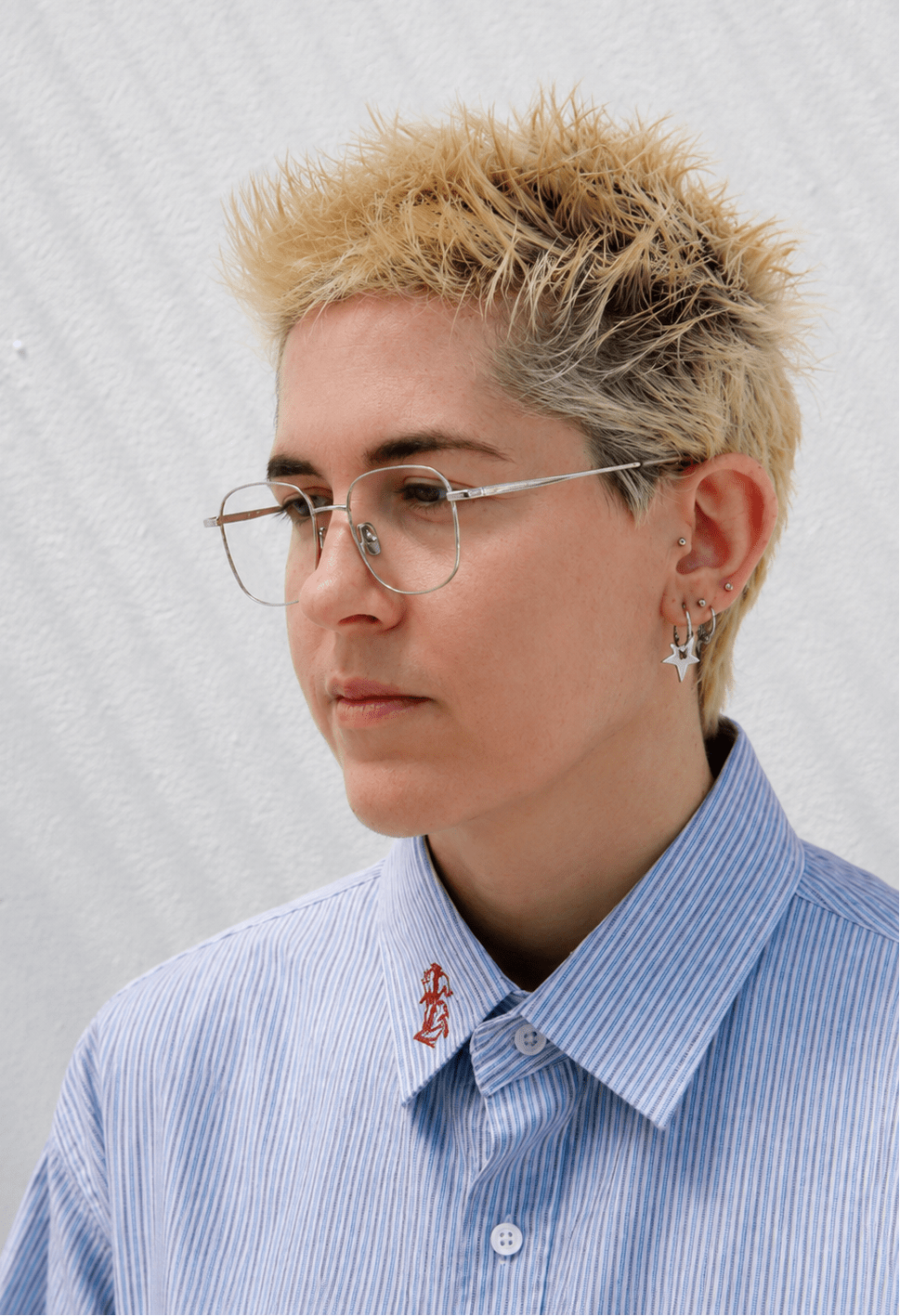 Jan Optical / Silver Metal & Clear Lens - Shade Files