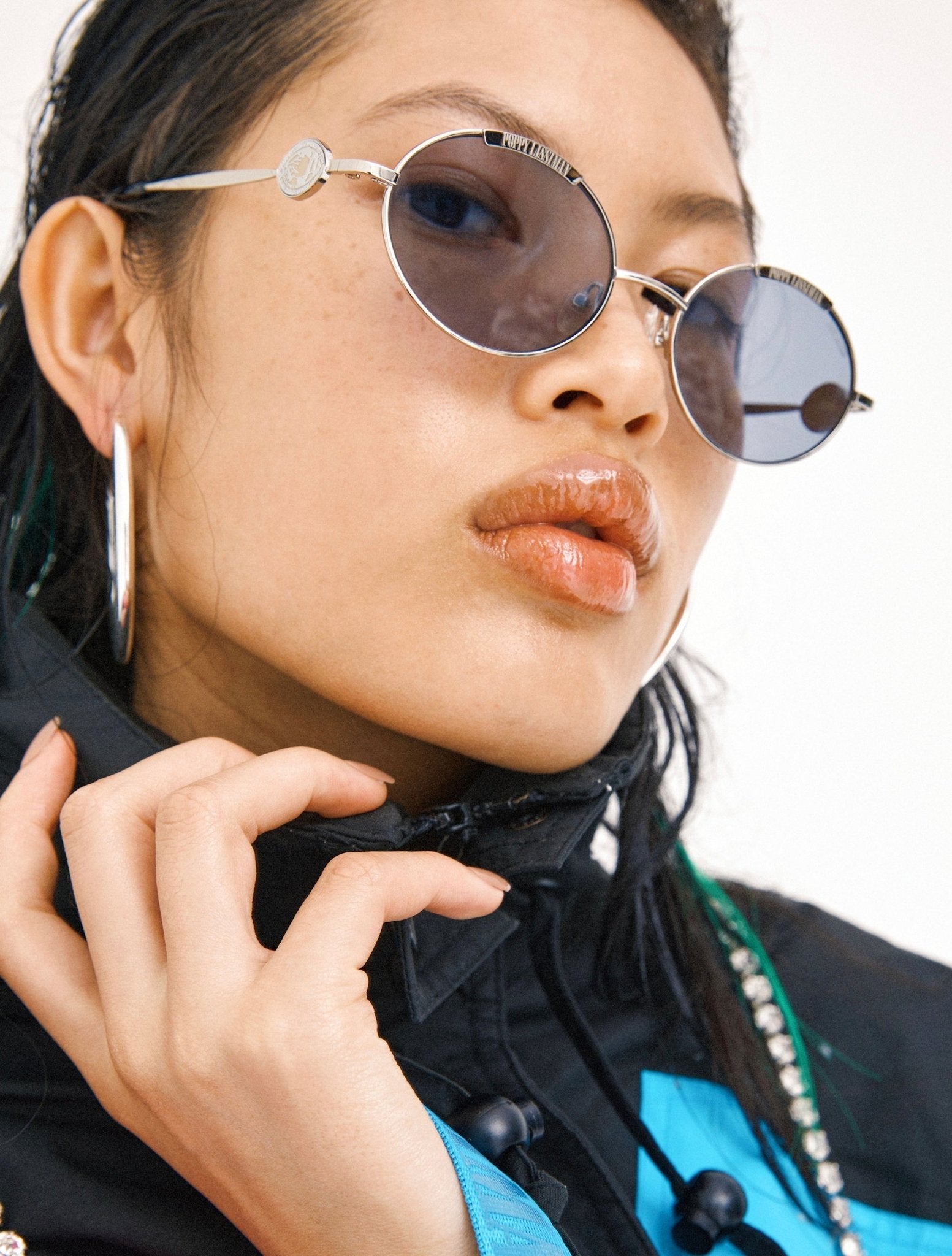 Jasper / Silver Metal & Black Lens - Shade Files