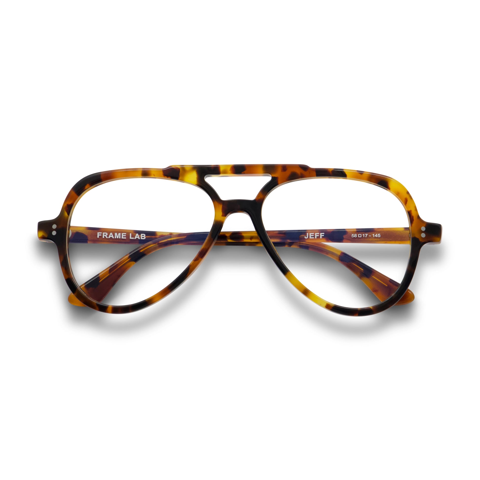 Jeff Optical / Tortoiseshell Acetate & Prescription Lens - Shade Files