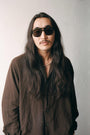 Jet / Black Acetate & Green Solid Lens - Shade Files