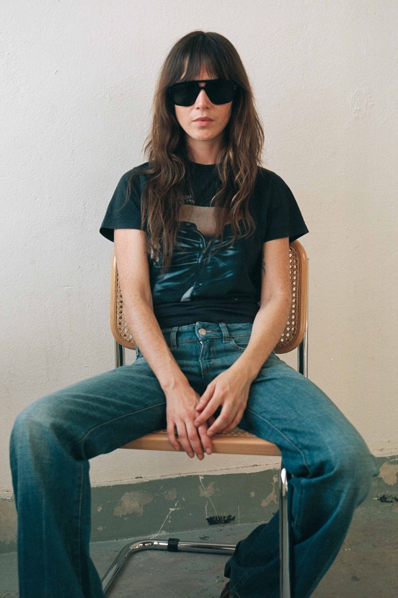 Jet / Black Acetate & Green Solid Lens - Shade Files