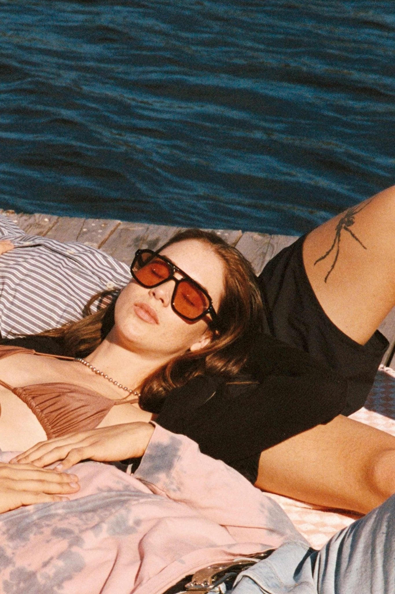 Jet / Black Acetate & Orange Lens - Shade Files