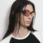 Jet / Black Acetate & Ruby Mirror Lens - Shade Files