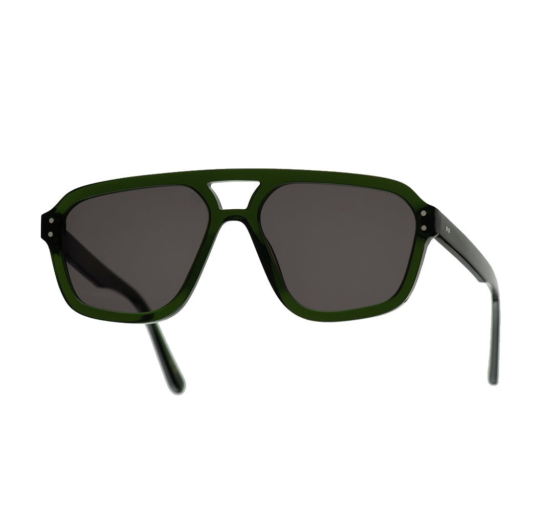 Jet / Bottle Green & Grey Solid Lens - Shade Files