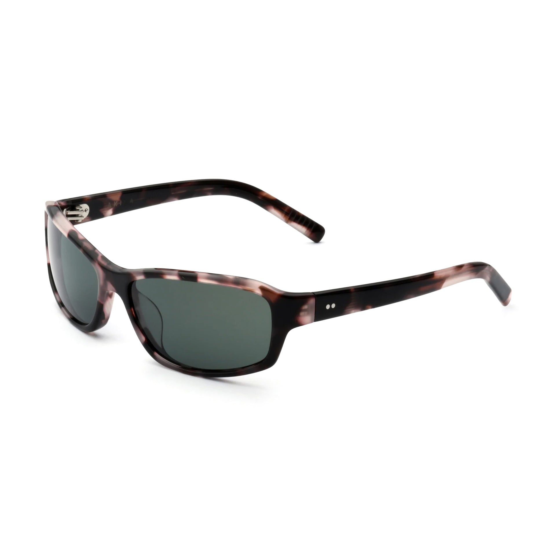 Jet / Rose Tortoise Acetate & Green Lens - Shade Files