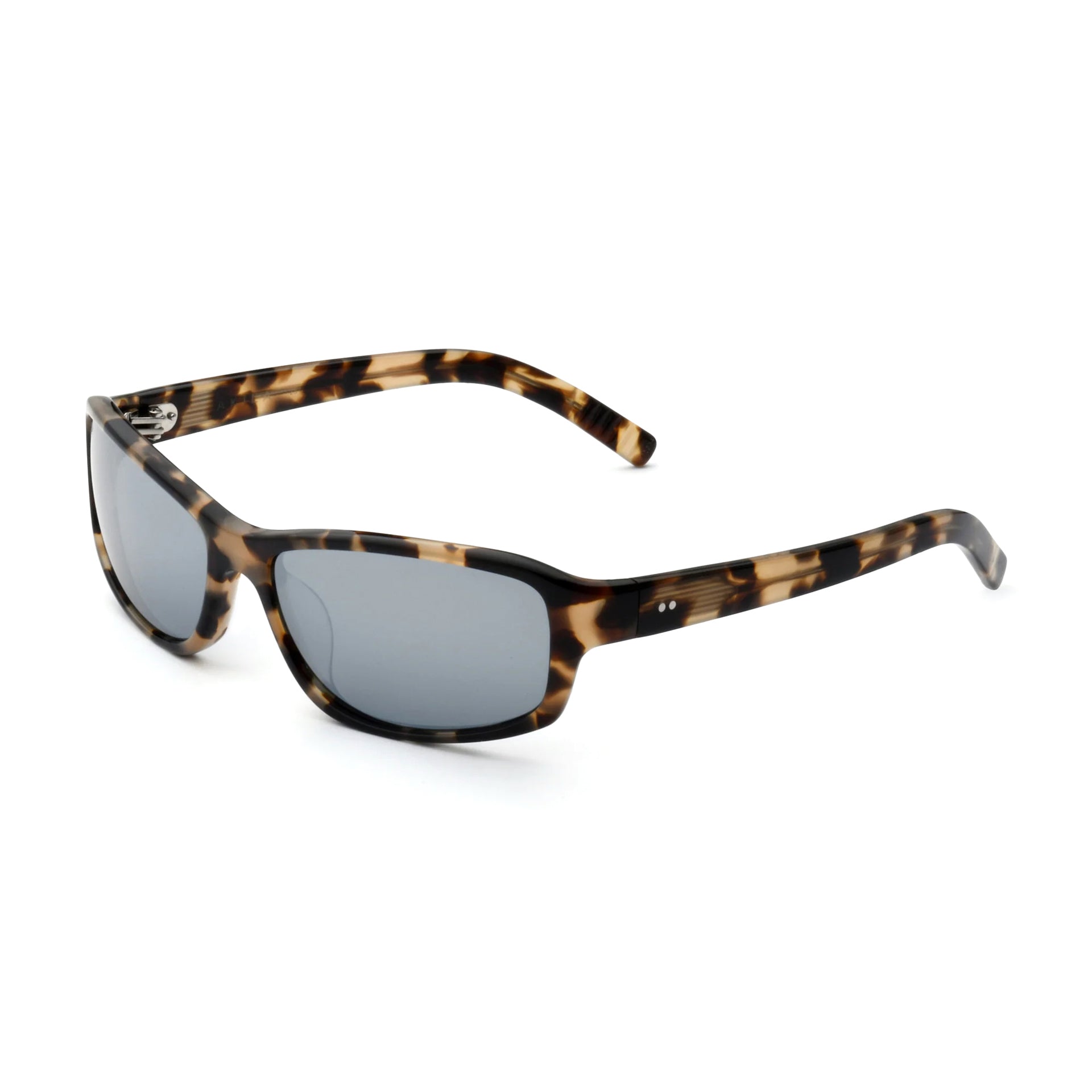 Jet / Tortoise Acetate & Silver Mirror Lens - Shade Files