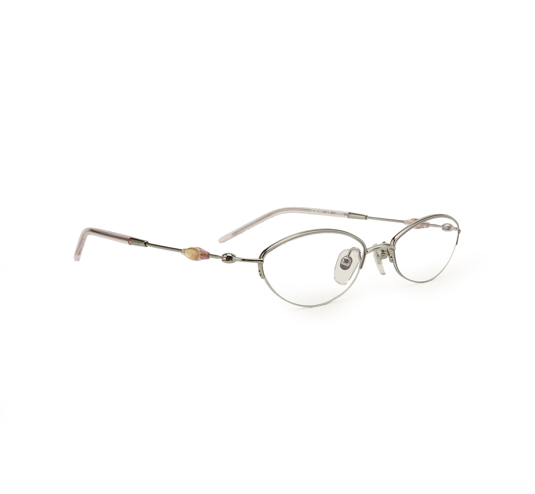 Jewel Optical / Silver Transparent Pink & Blue - Light Lens - Shade Files