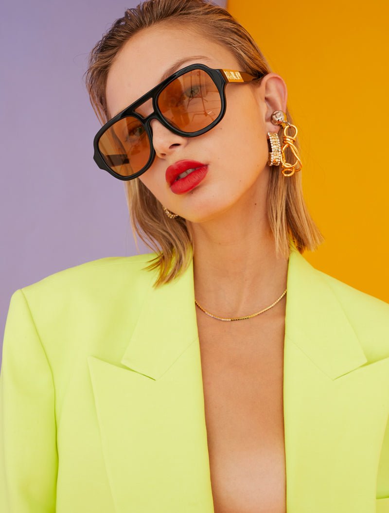 JimBob / Black Acetate & Yellow Lens - Shade Files