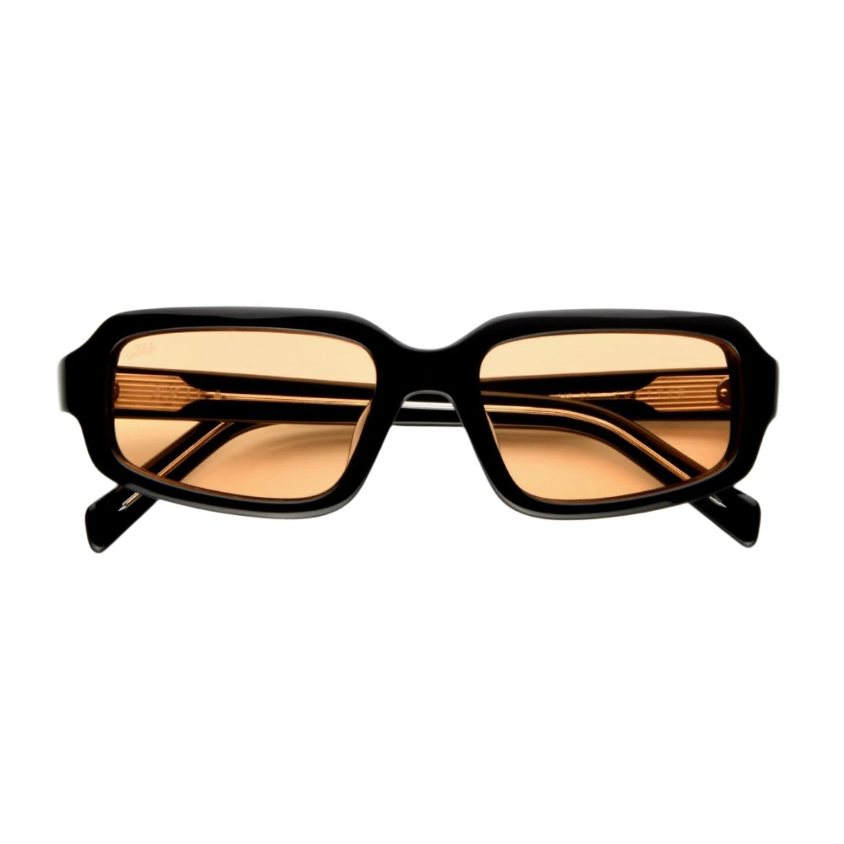 Jupiter / Black Acetate & Orange Lens - Shade Files