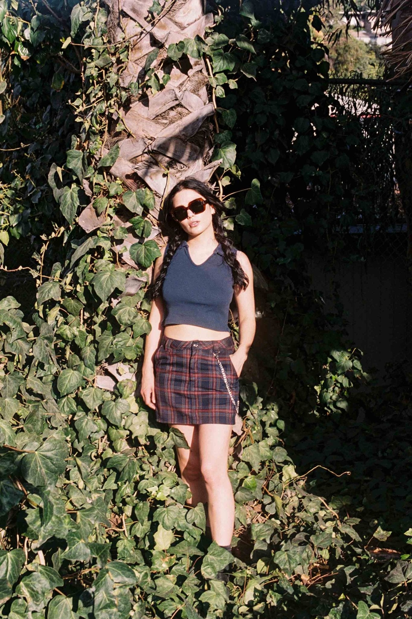 Kaia / Amber Acetate & Green Solid Lens - Shade Files