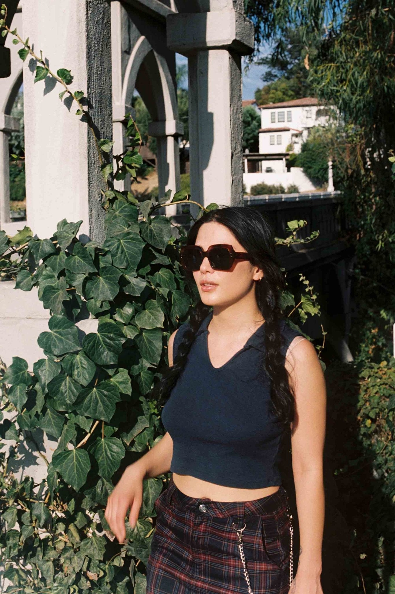 Kaia / Amber Acetate & Green Solid Lens - Shade Files