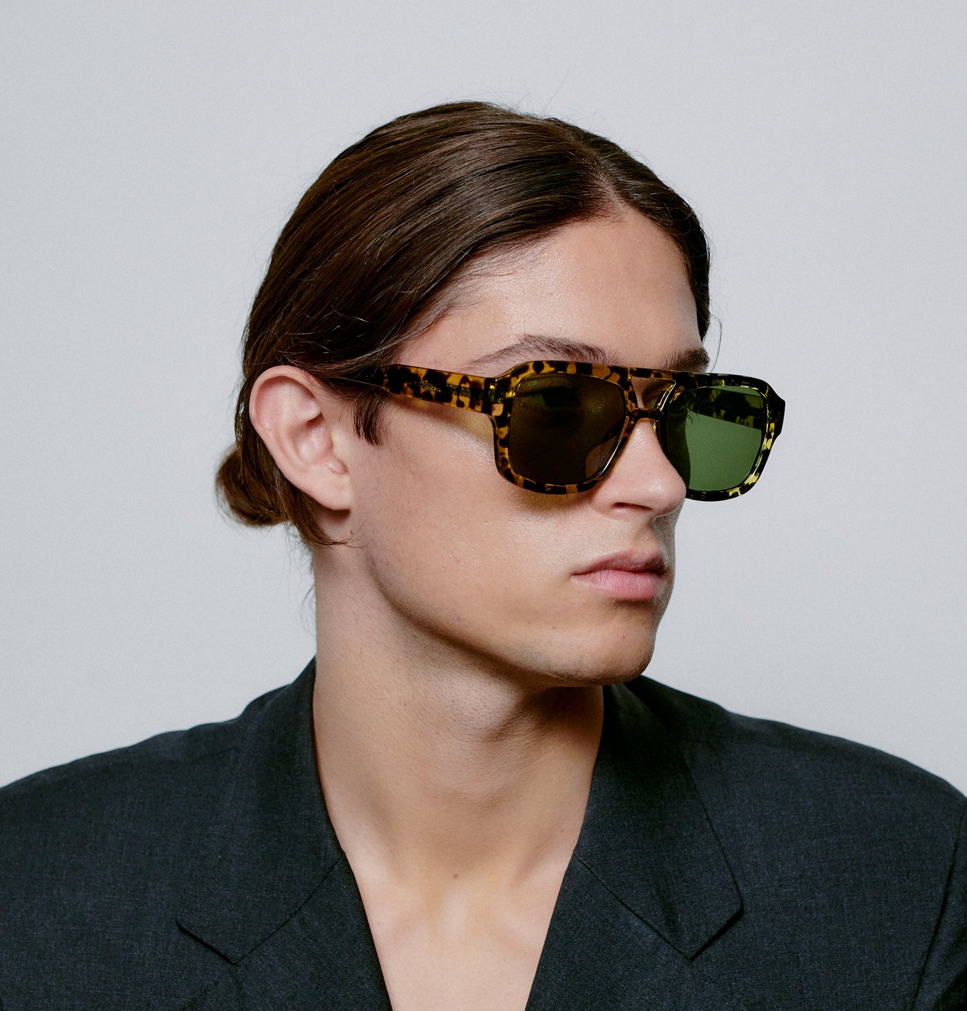 Kaya / Black Yellow Tortoise & Graphite Green Lens - Shade Files