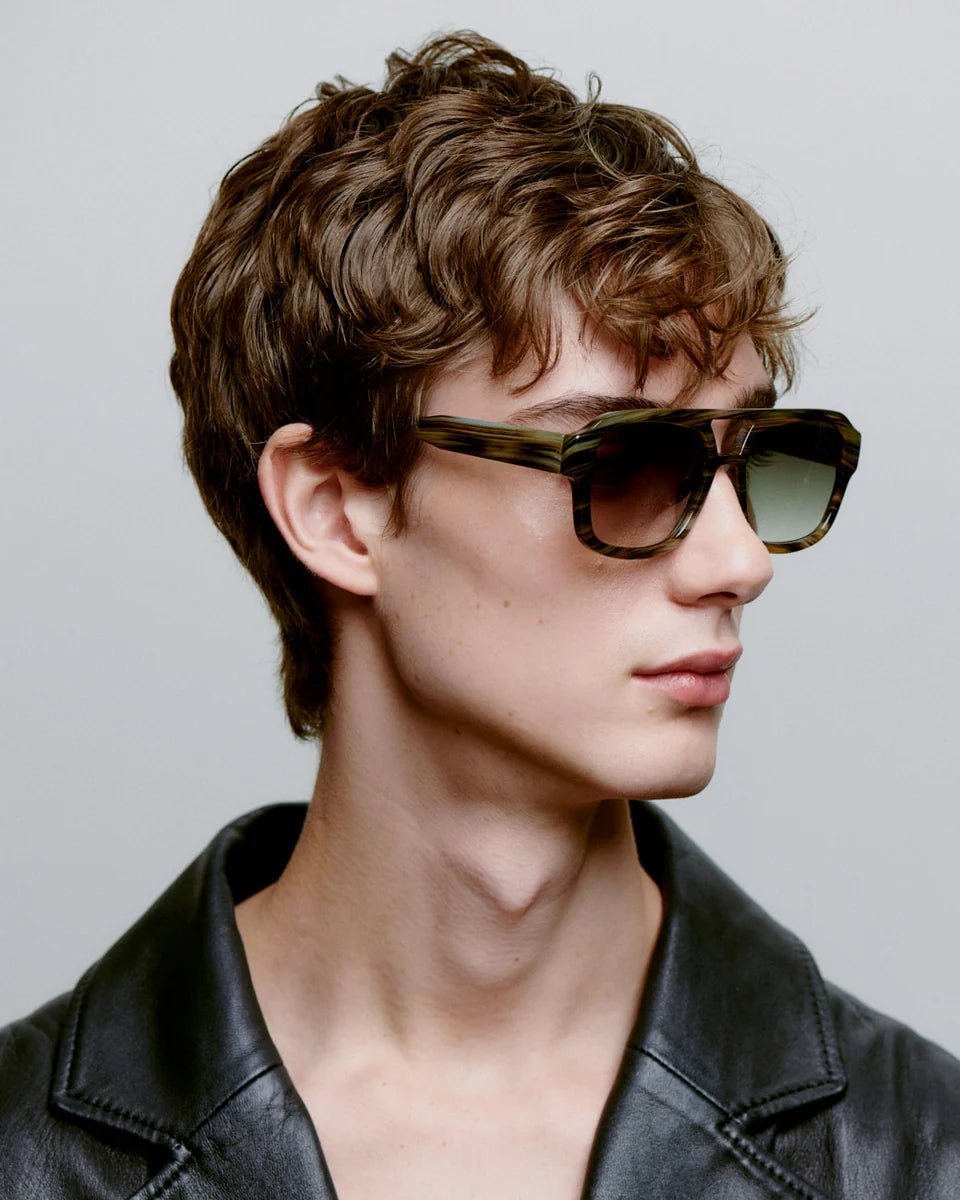 Kaya / Striped Horn & Green Gradient Lens - Shade Files