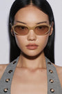 Kebe / Beige & Transperent Gold Lens - Shade Files