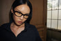 Kebe / Black Acetate & Blue - Light Lens - Shade Files