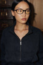 Kebe / Black Acetate & Blue - Light Lens - Shade Files