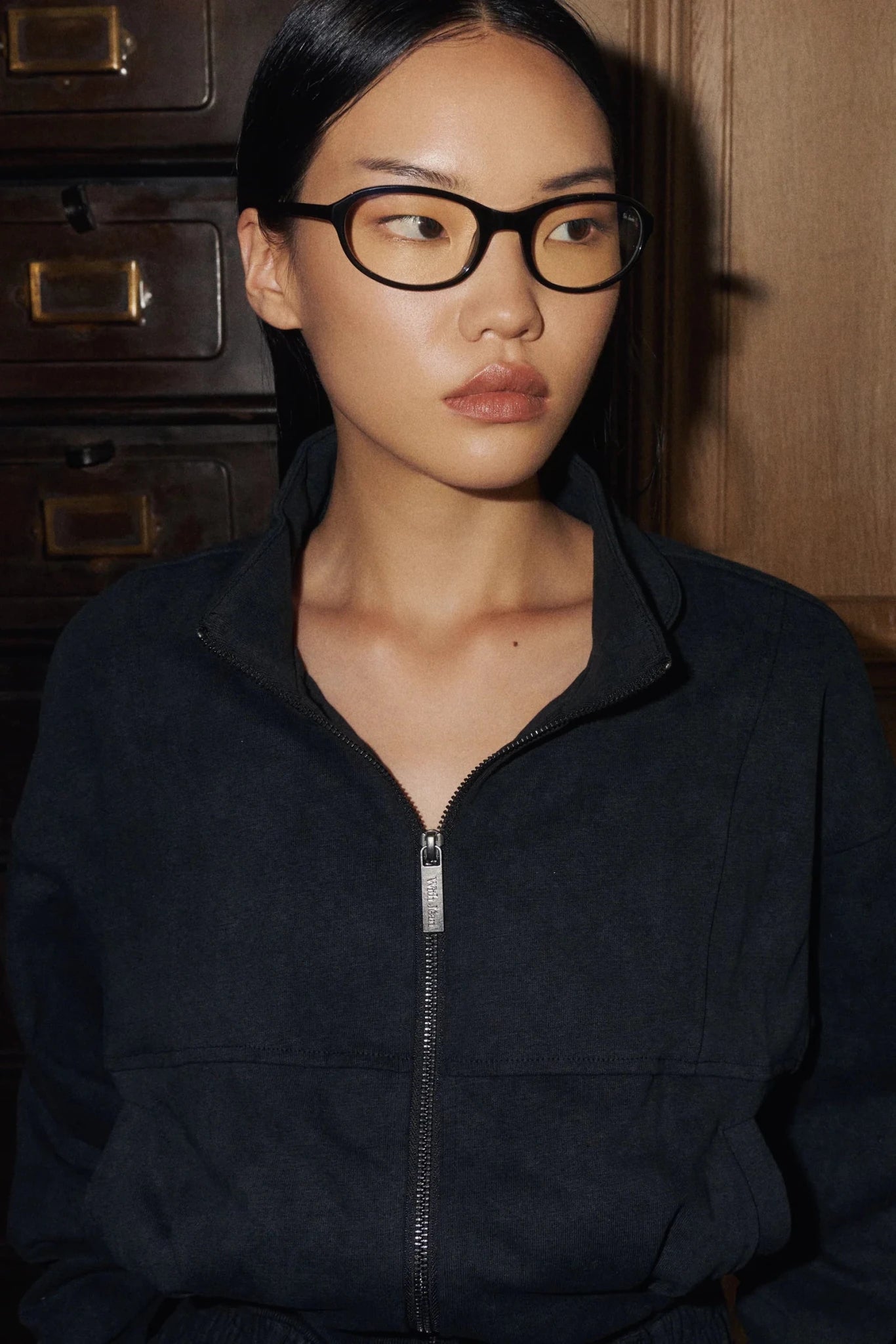 Kebe / Black Acetate & Blue - Light Lens - Shade Files