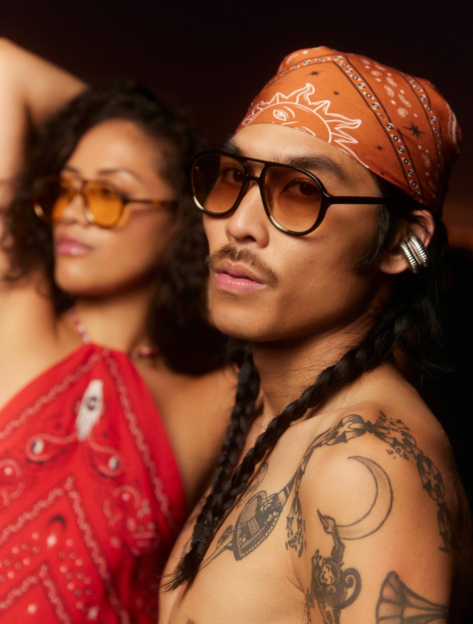 Koenji / Black Acetate & Gold Lens - Shade Files