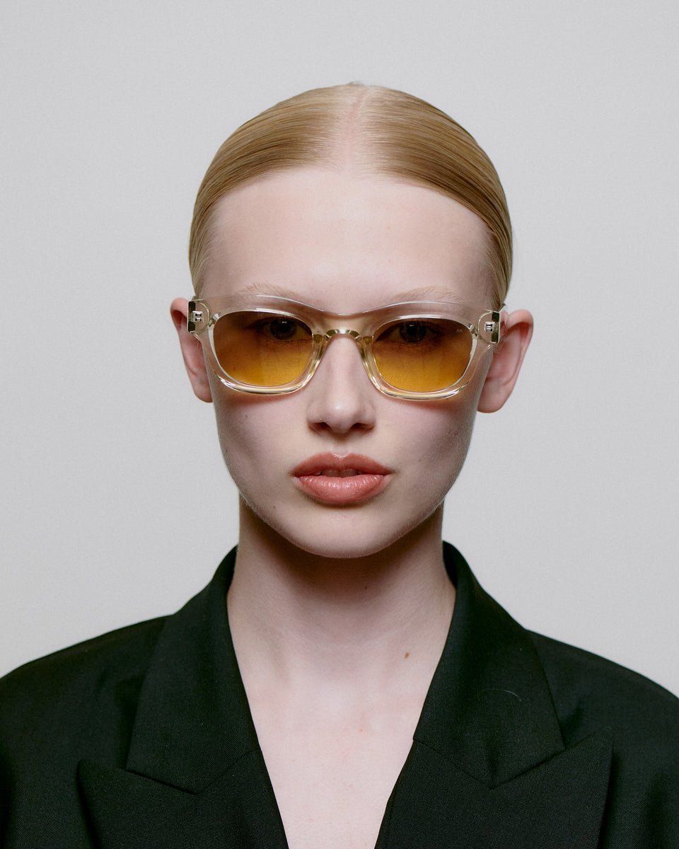 Lane / Ecru Transparent & Grey Honey Gradient Lens - Shade Files