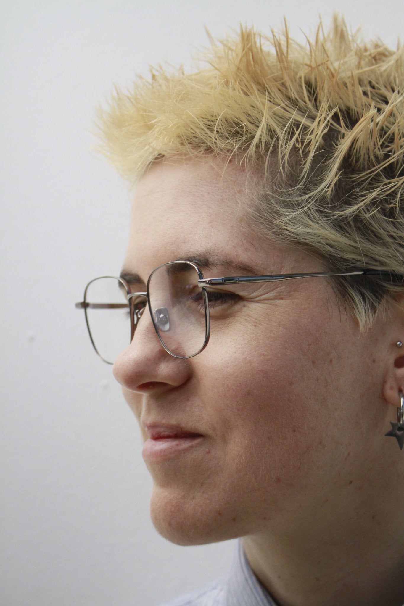 Laurie Optical / Silver Black Metal & Clear Lens - Shade Files
