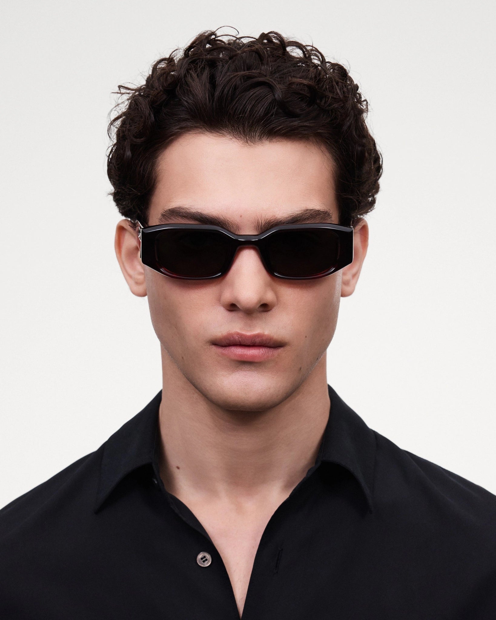 Levi / Red Tortoise Acetate & Green Lens - Shade Files