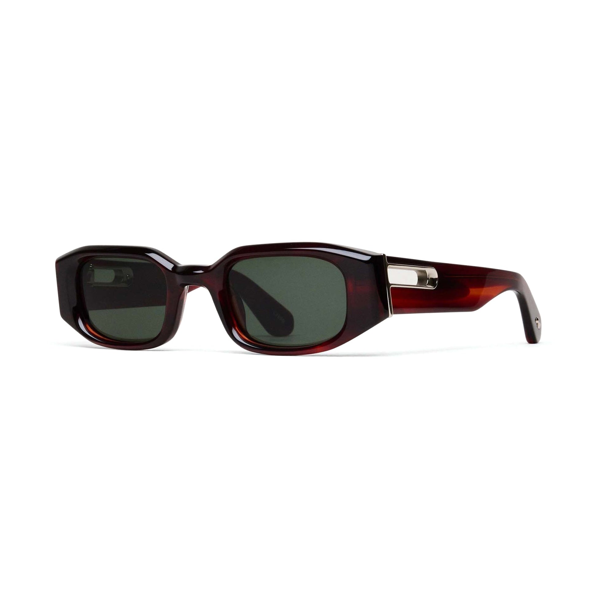 Levi / Red Tortoise Acetate & Green Lens - Shade Files