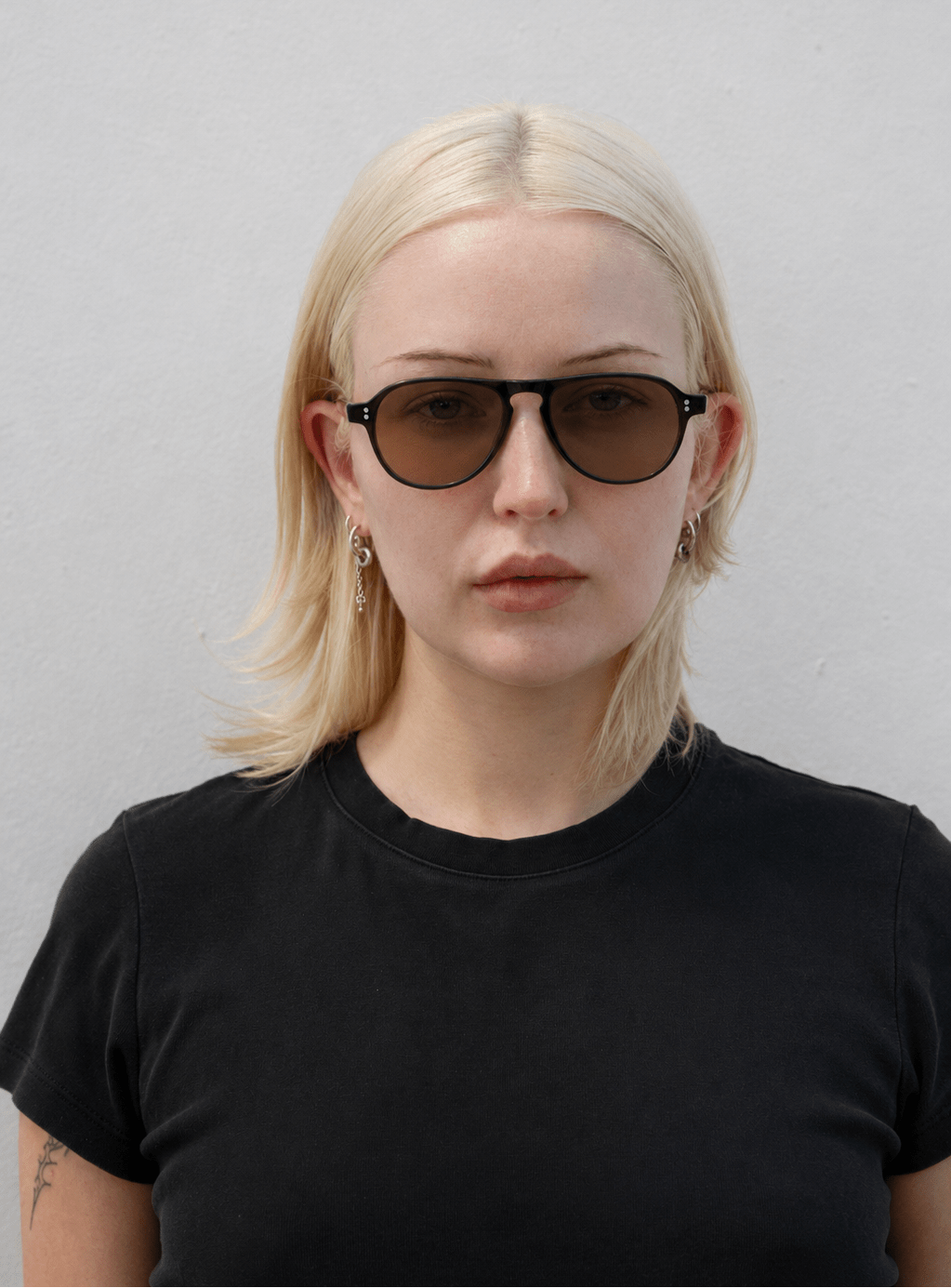 Liam / Black Acetate & Polarised Brown Lens - Shade Files